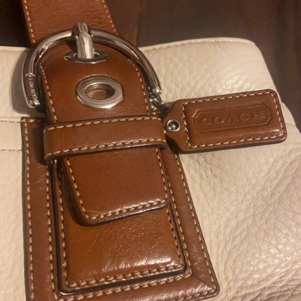 Coach cream & brown purse wallet set - Picture 16 of 16
